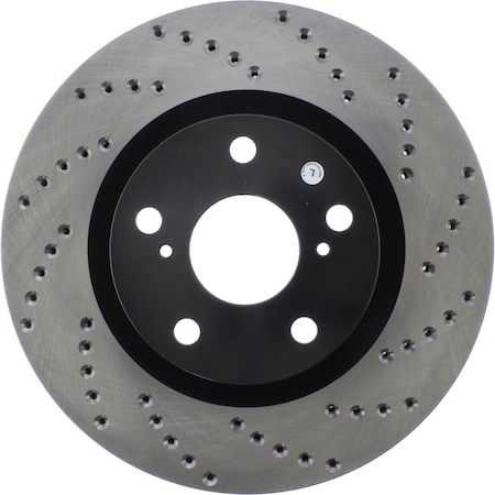 Centric Parts Sport Cross Drilled Brake Rotor, 128.44146L 128.44146L
